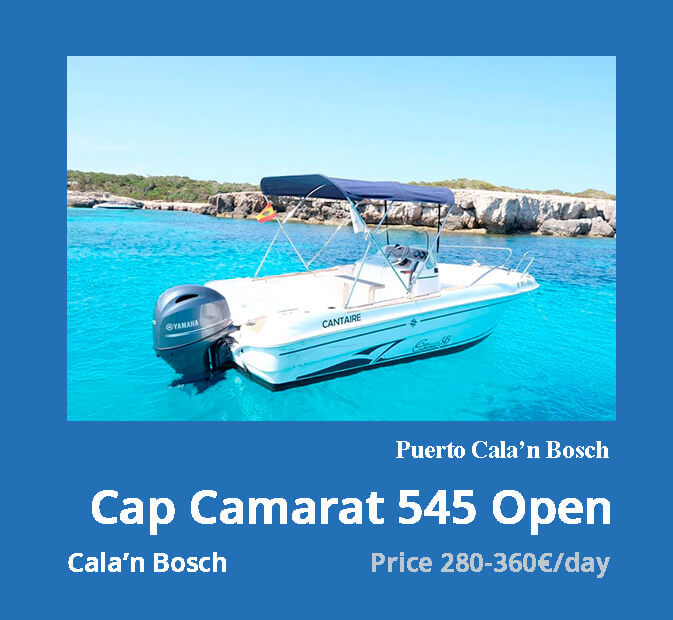 Motor Boats EN 2 16 00-cap-camarat-545-open-motor-boat-rental-menorca
