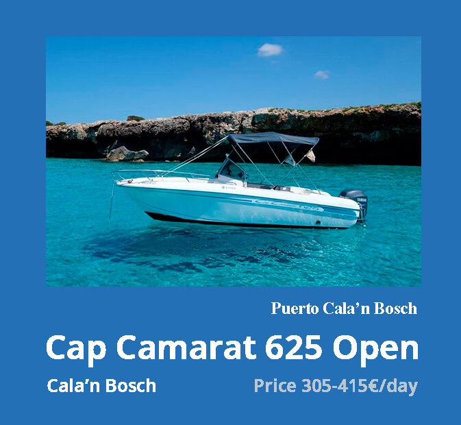 Motor Boats EN 2 20 00-cap-camarat-625-motor-boat-rental-menorca