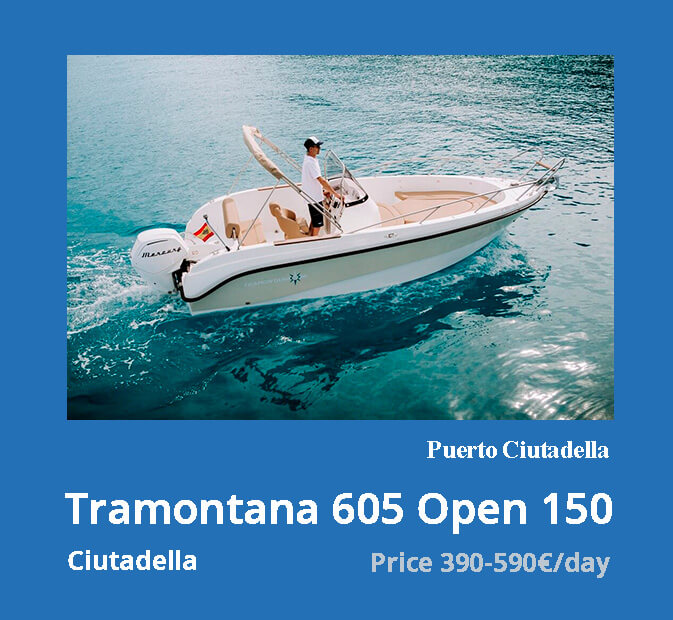Motor Boats EN 2 11 000-tramontana-20-150-motor-boat-hire-menorca