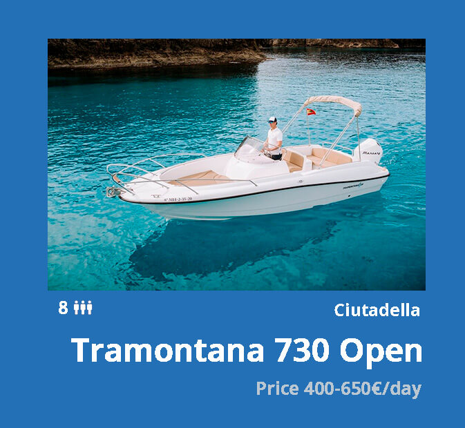 Boats EN 2 25 00-tramontana-24-open-motor-boat-hire-menorca