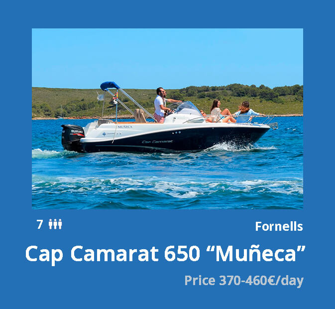 0-Cap-Camarat-650-motor-boat-hire-Menorca