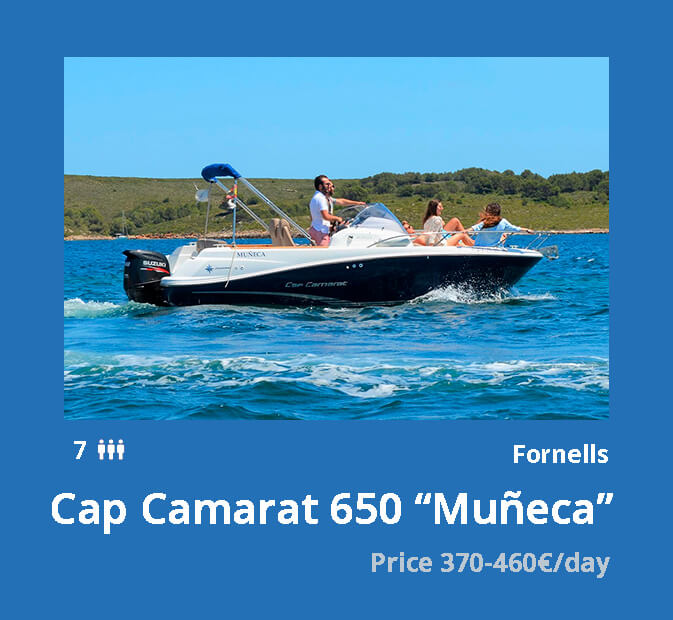 Boats EN 2 44 0-Cap-Camarat-650-motor-boat-hire-Menorca