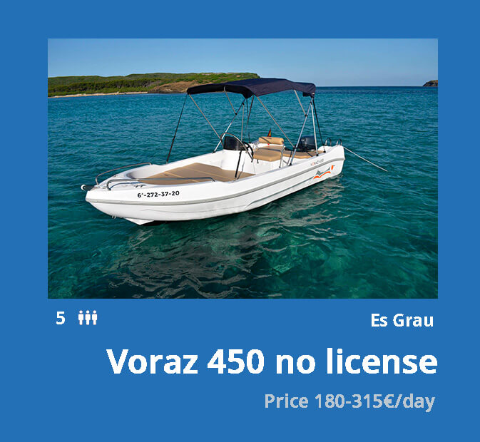 0-Voraz-450-boat-rental-without-license-menorca