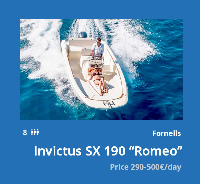 00-Invictus-sx190-motor-boat-hire-menorca-fornells