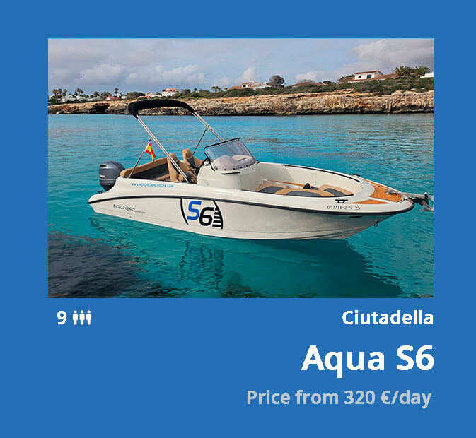 Motor Boats IT 2 12 0-aqua-620-noleggio-barche-minorca