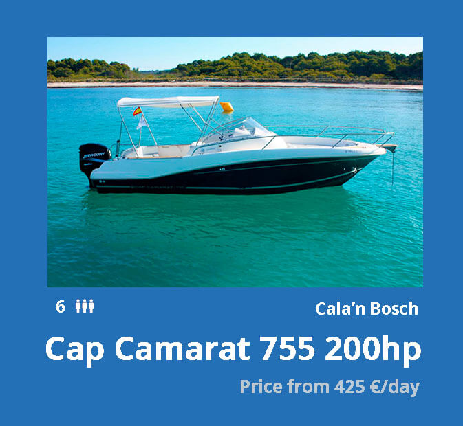 Motor Boats IT 2 25 0-cap-camarat-755-noleggio-barche-minorca