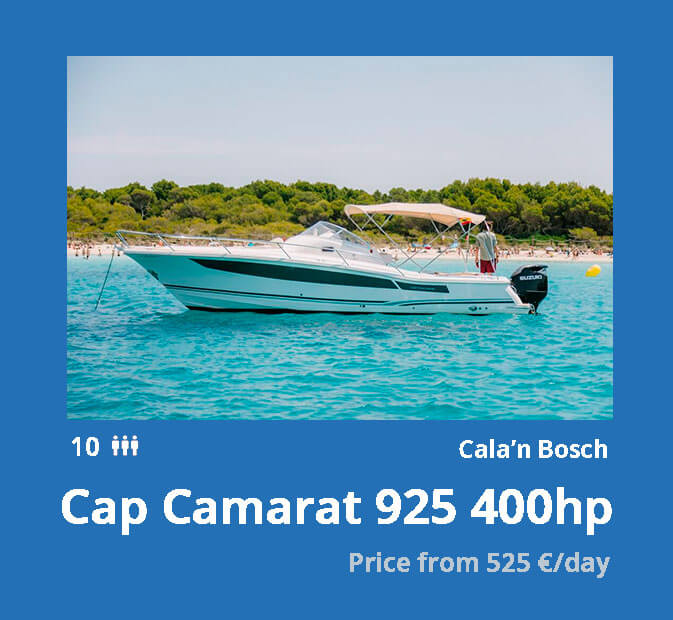Motor Boats IT 2 26 0-cap-camarat-925-400-noleggio-barche-minorca